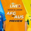 Afghanistan Vs Australia Live Match Today