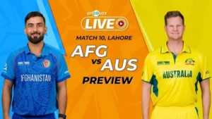 Afghanistan Vs Australia Live Match Today