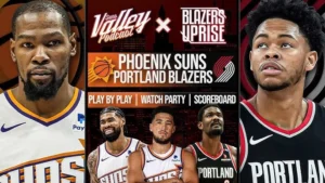 Suns vs Trail blazers live today